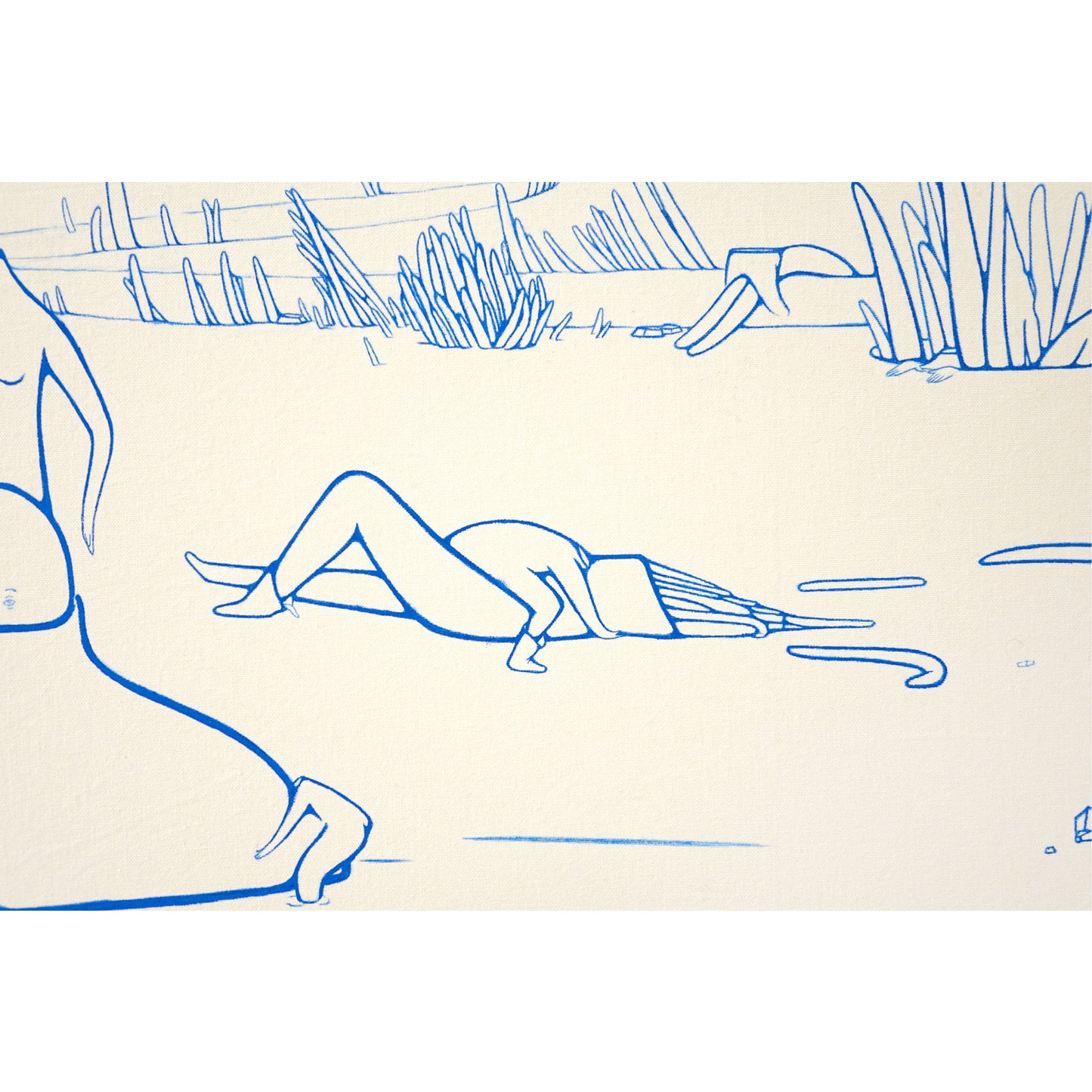 Woman finding her head